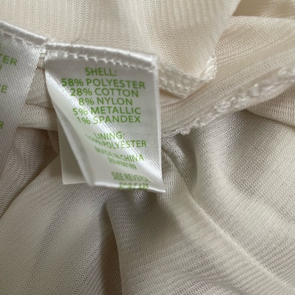 Lilly Pulitzer gold and cream sparkly striped cocktail dress - Picture 4 of 5